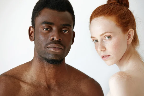 Black male and white female