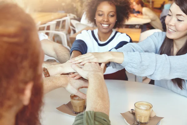 Multiracial group of young people