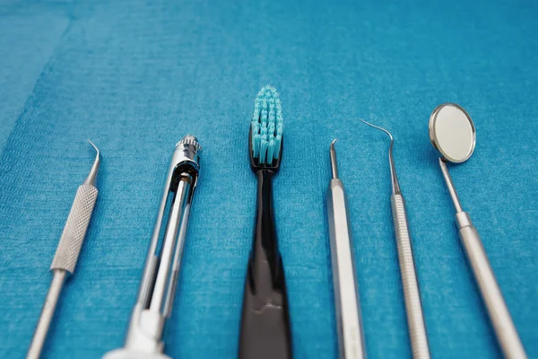 Stomatology health care. Image of dental tools in dental clinic