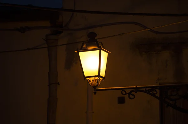 Streetlights in the village