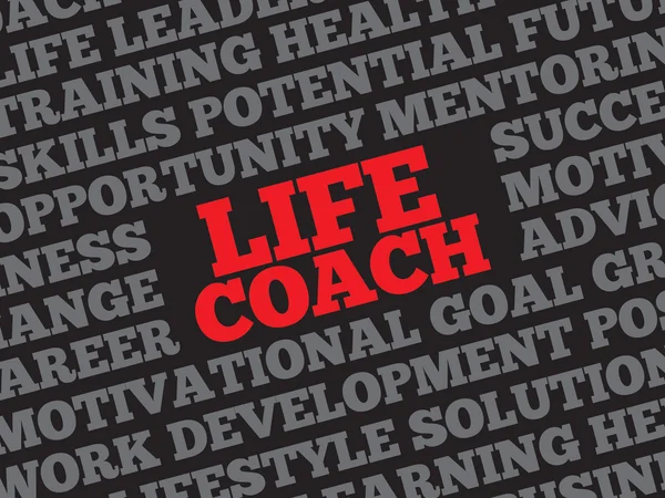 Life coach word cloud