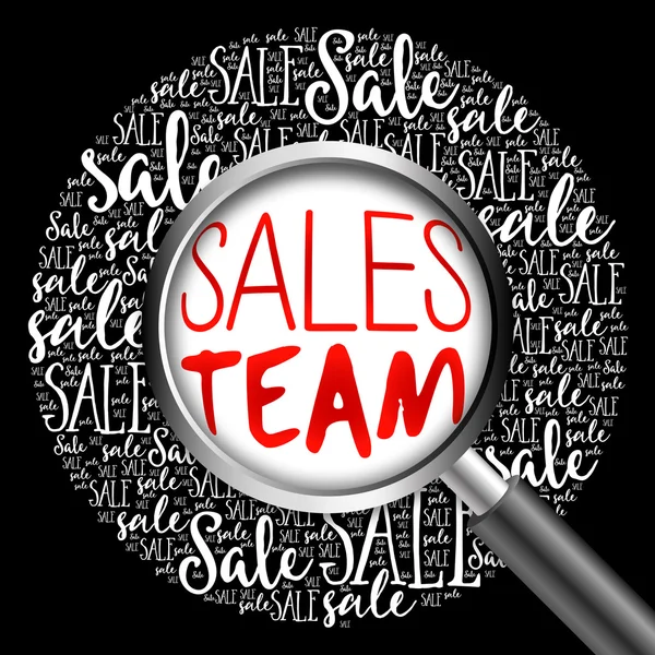 Sales Team sale word cloud