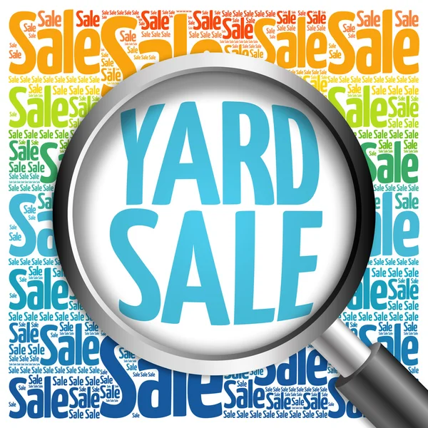 YARD SALE word cloud