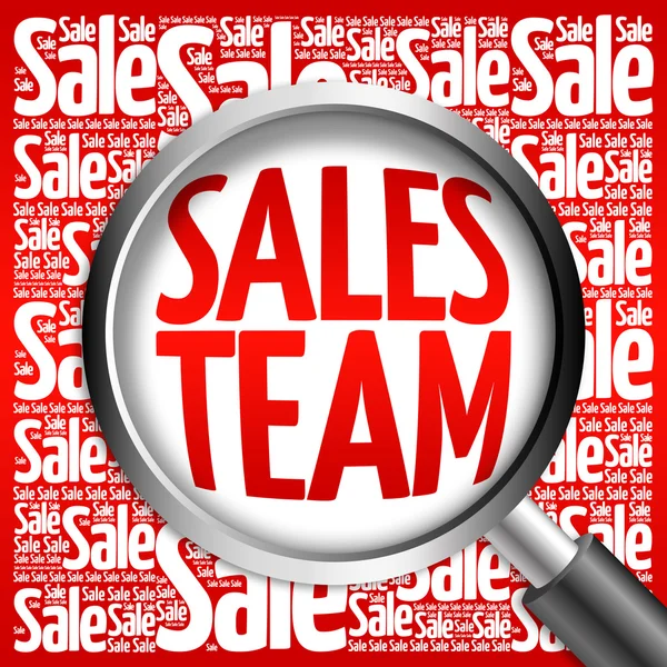Sales Team sale word cloud