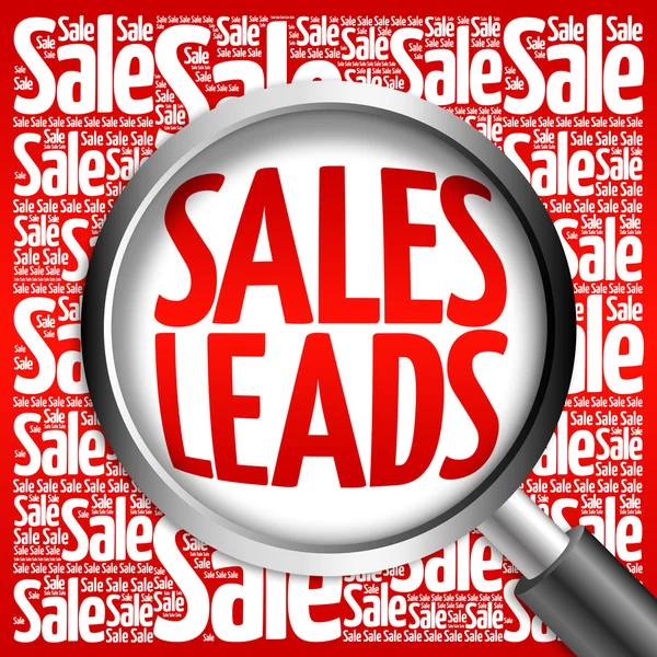 Sales Leads word cloud