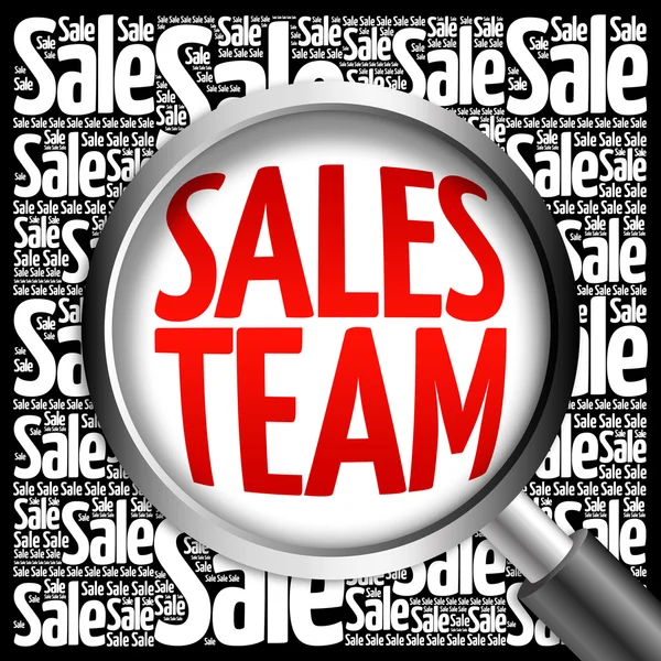 Sales Team sale word cloud