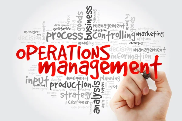 Hand writing Operations Management