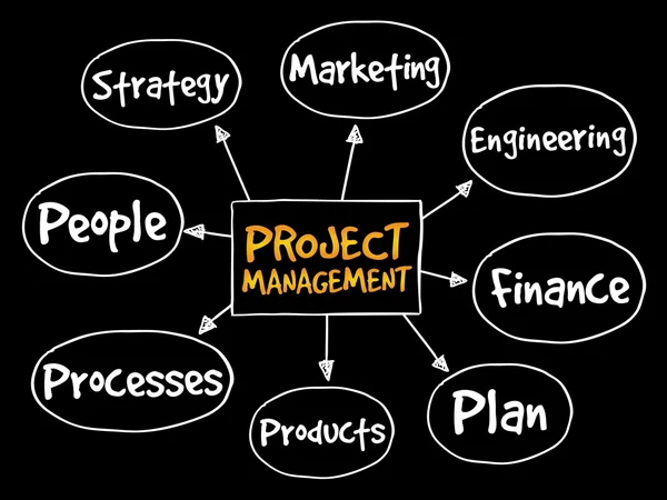 Project management mind map