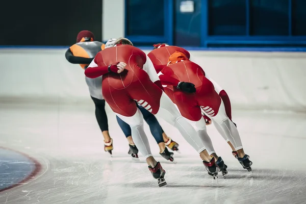 Group of girls skating