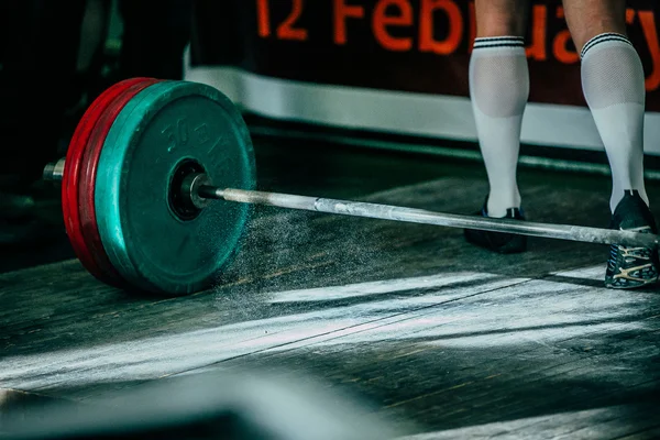 Heavy barbell and magnesium