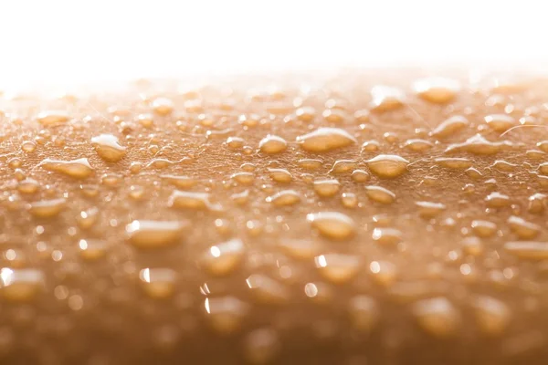 Water droplets on skin