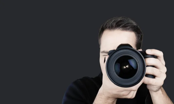 Male Photographer with Camera