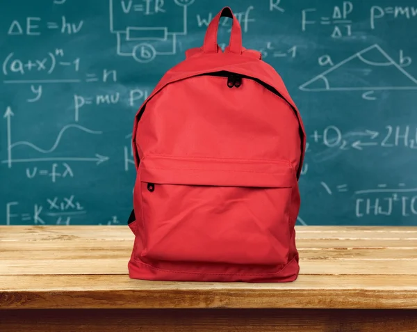 Red school bag