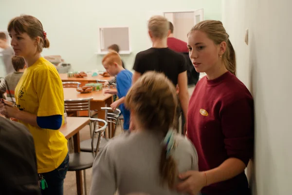 The camp for refugee children from Donbass
