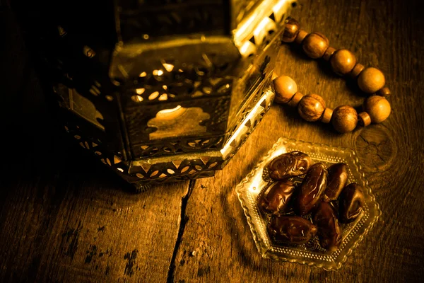Ramadan traditional islam photo background. With filter effects and grain.