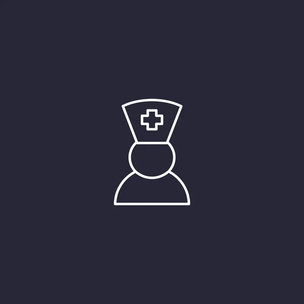 Nurse silhouette web icon