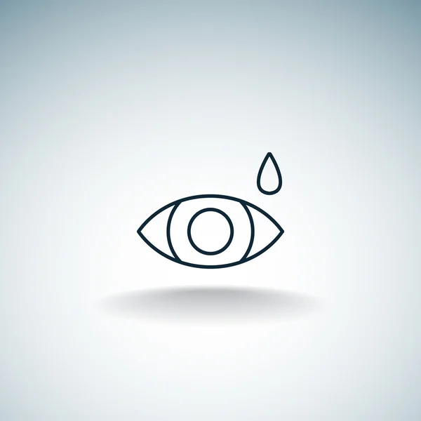 Eye drops simple icon