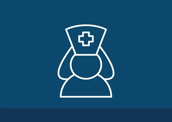 Nurse silhouette web icon