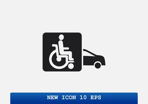 Disabled in car icon