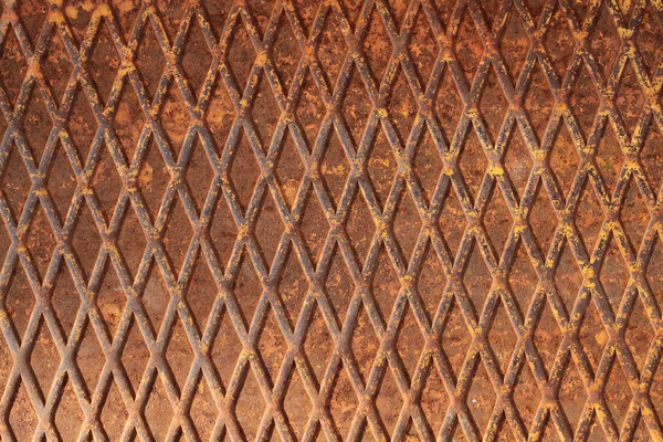 Rusty metal sheet - textured metal background with non slip repetitive pattern