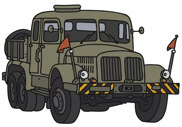 Old military towing truck