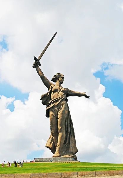 The Motherland Calls statue in Mamayev Kurgan