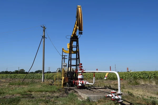 Pumping unit as the oil pump installed on a well