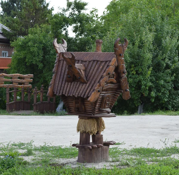 Wooden cottage Baba Yaga