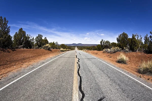 Empty road in desert