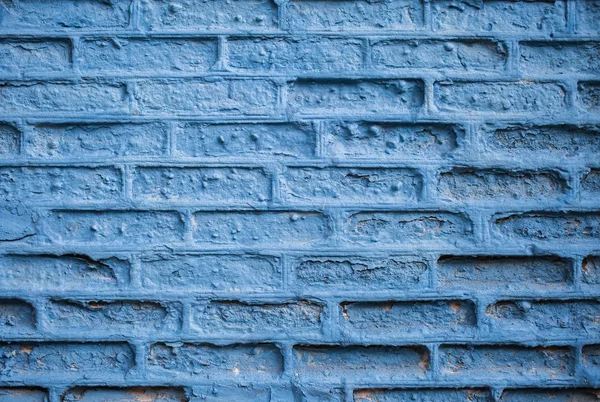 Blue old bricks wall