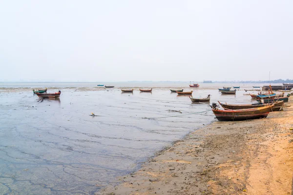 Fisherman boats on the beach