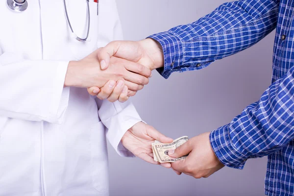 Bribery dollars money doctor