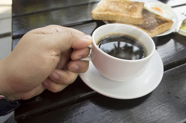 Hand lift coffee cup