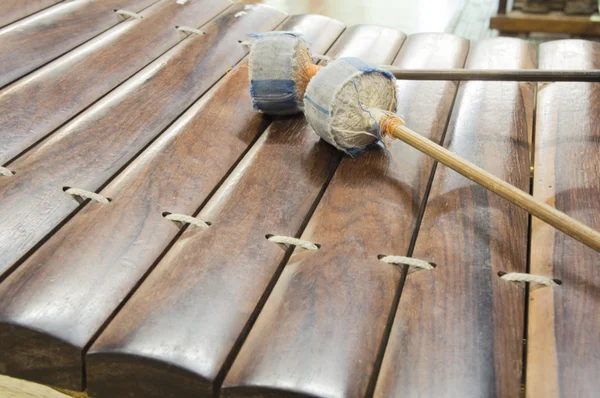 Thai national music instrument ancient ranard concept