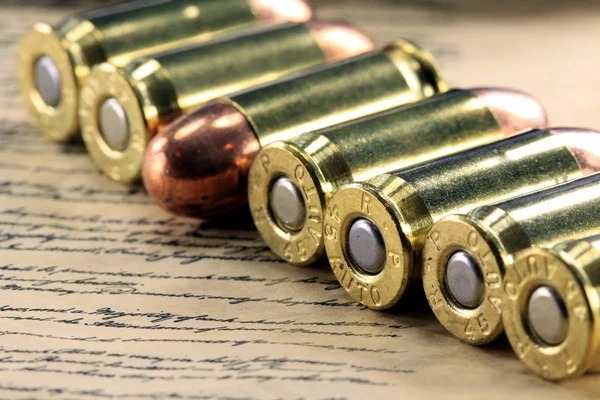 Group of bullets - Gun rights