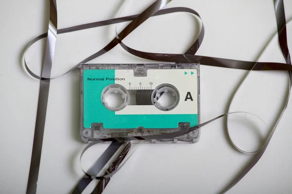 Retro -Vintage Micro Cassette Tapes That Were Eaten Inside A Tape Recorder