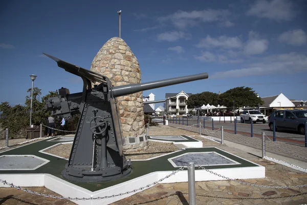 Naval guns memorial at Hermanus Western cape Southern Africa