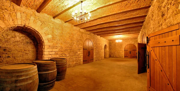 The interior of the basement of the old cellar