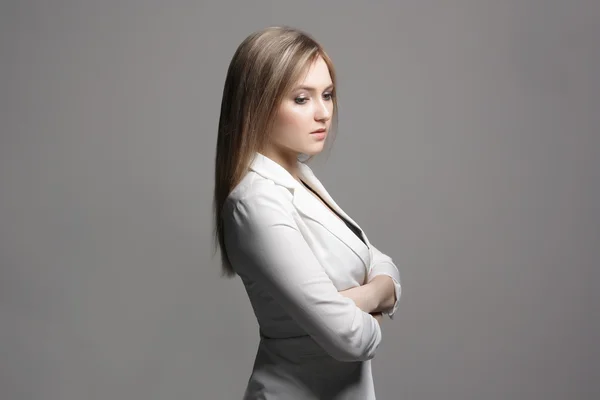 Beauty young woman in formal wear