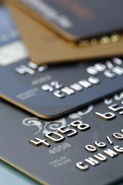 Credit Cards close-up  - Stock Image