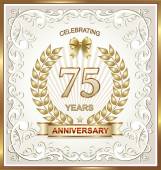 75th wedding anniversary symbol 75th anniversary banner stock vector 169 chantall 40313639 75th wedding anniversary symbol 75th anniversary banner stock vector 169 chantall 40313639