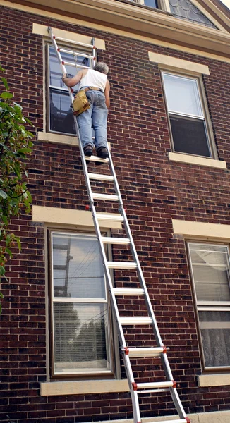 Man on Ladder