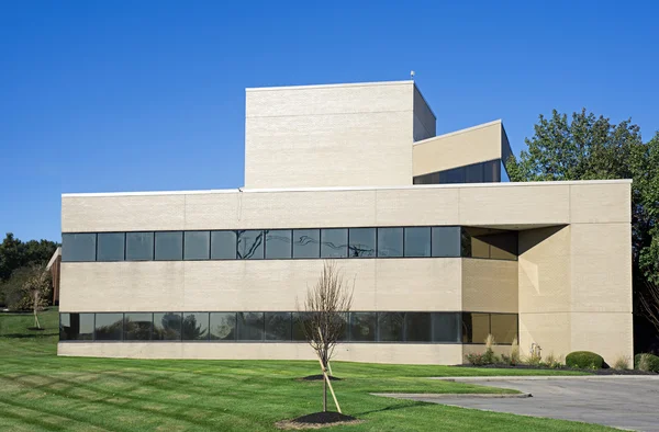 Small Modern Office Building with Flat Roof