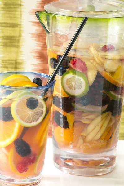 Infused water.