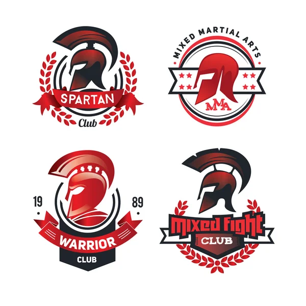 Martial arts fight club logo