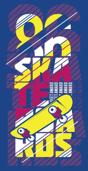 Skateboard, rider design graphic