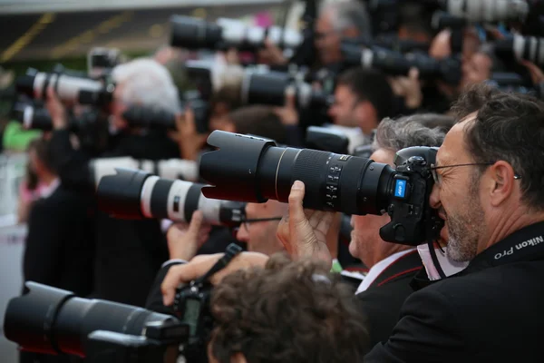 Photographers attends The Expendables 3 Premiere
