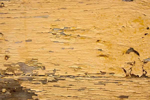 Old woodan wall, shabby orange paint as background