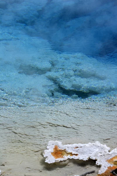 Aqua marine colored geyser