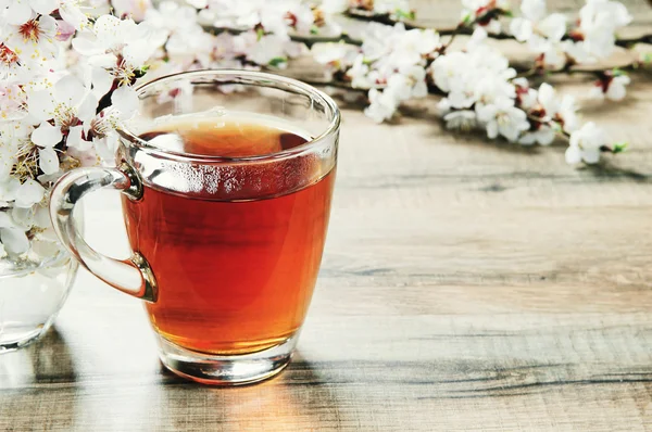 Black tea in a mug